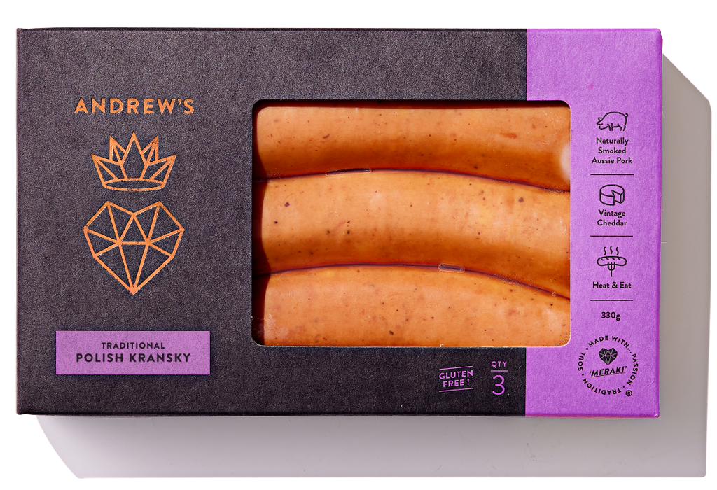 Andrew's Polish Kransky, Smoked Pork Sausage