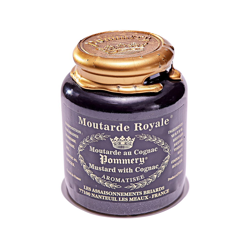 cognac mustard, moutarde Royale, pommer