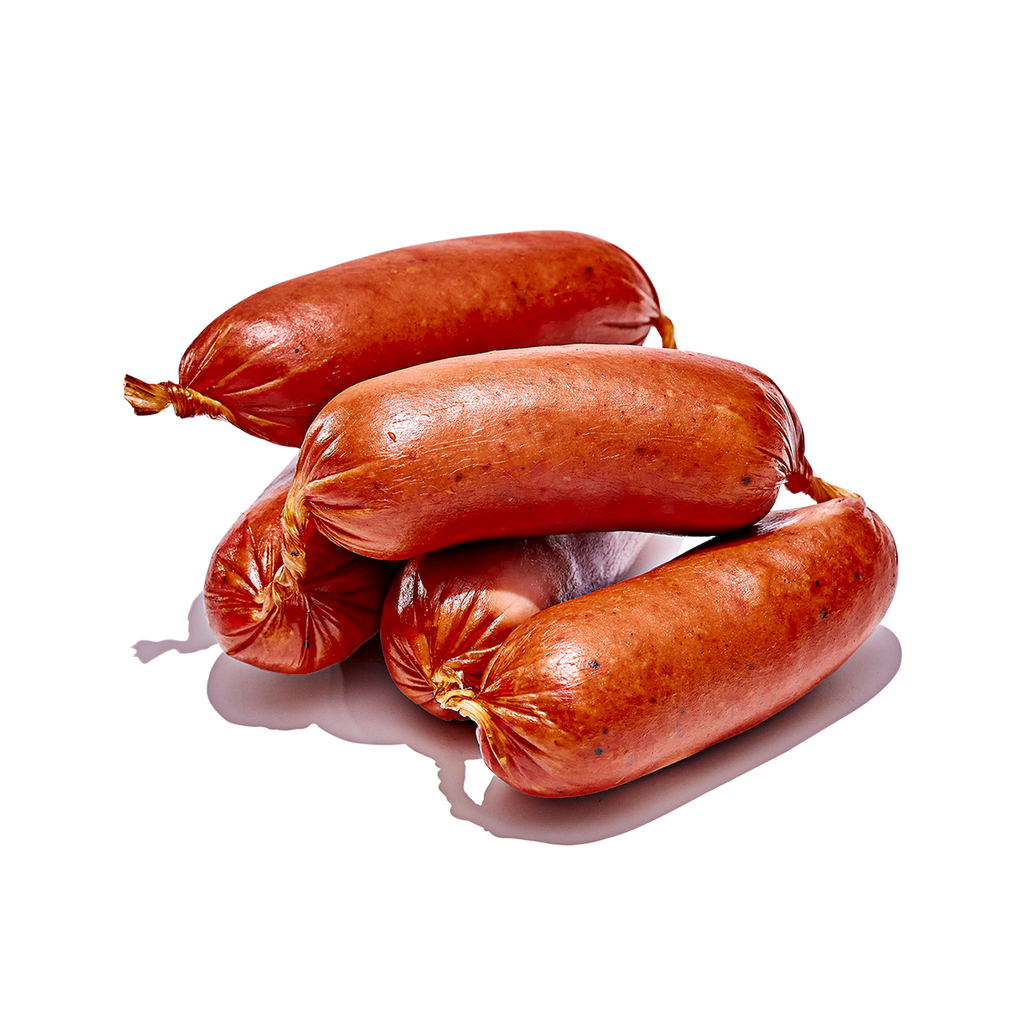 wagyu dolce, beef sausage, mayura station, naturally smoked, made with meraki