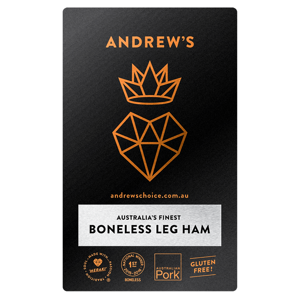 Andrews Ham, Best Ham, Melbournes Best Ham, Made with Meraki, Boneless Ham, Austrian Ham
